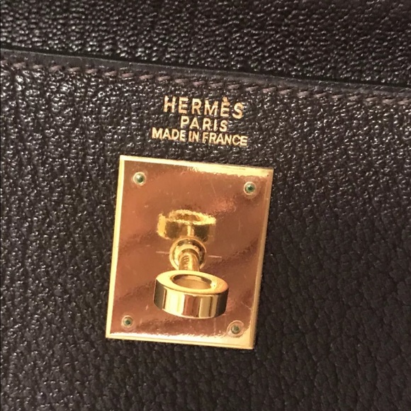 Hermes 32 cm  Rare Chevre Kelly Bag - Picture 2 of 11